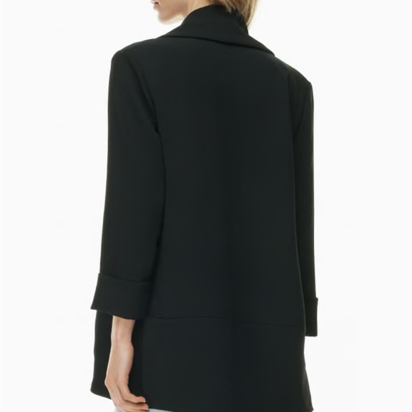 Aritzia Wilfred Chevalier Jacket Blazer, Black, Size 8 - Picture 4 of 9